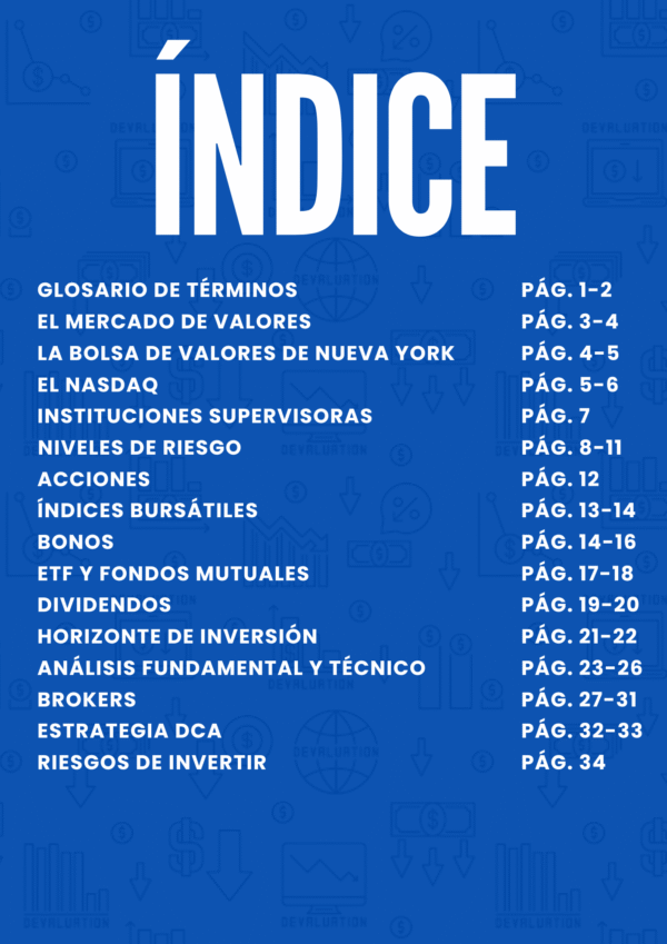 INVERTIR EN BOLSA DE VALORES ESTADOUNIDENSE (Guía para principiantes) - Imagen 3